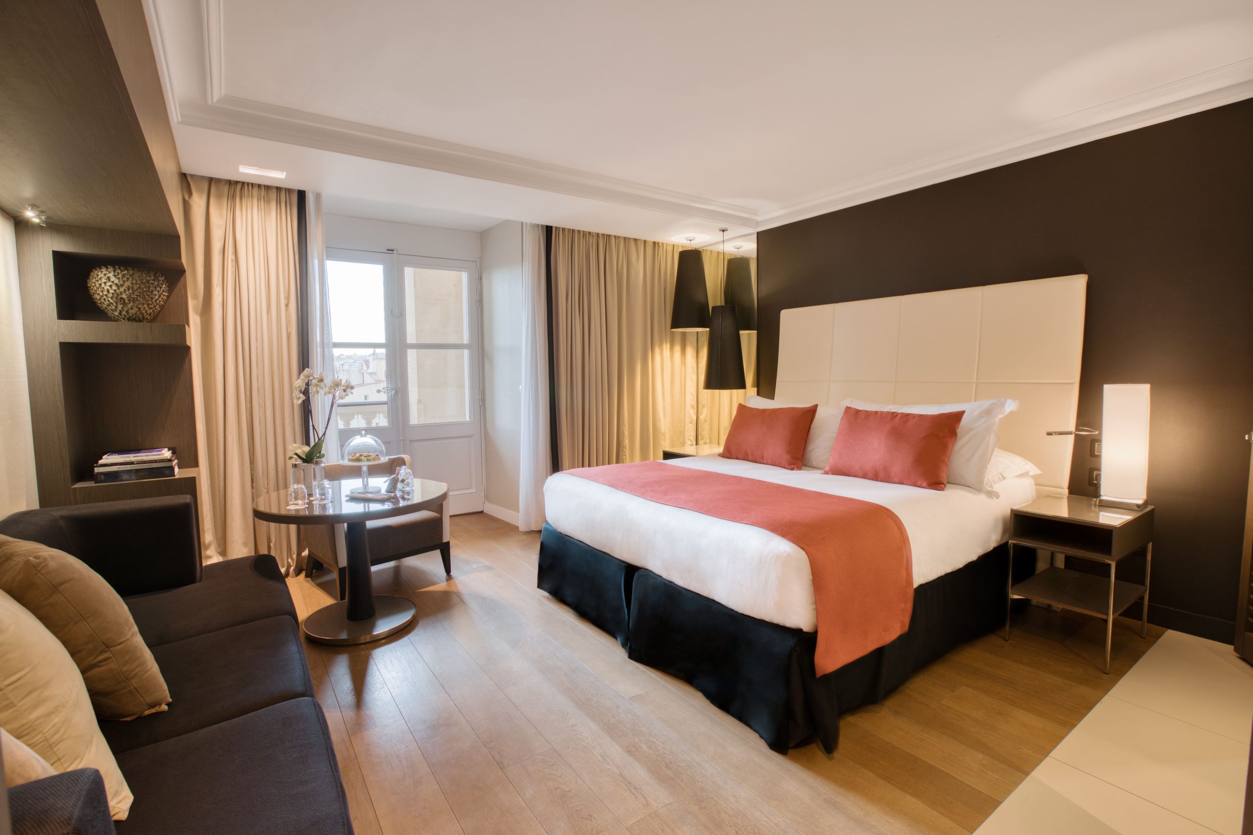 A Classic Terrace room at InterContinental Marseille