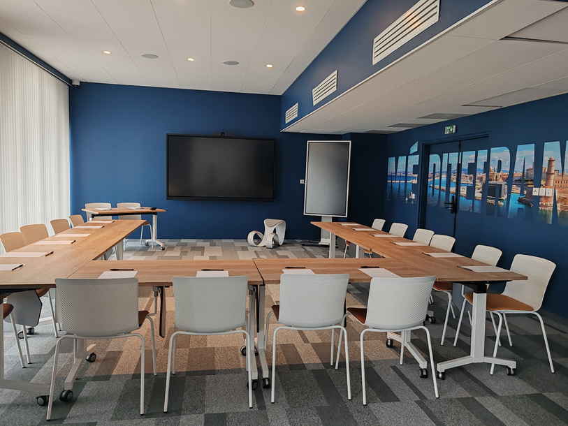 The seminar room at Odalys City Euromed