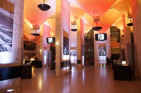 The illuminated vaults of the Cepac Silo