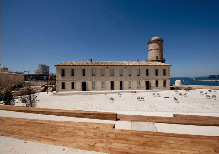 Fort Saint-Jean and its esplanade at the Mucem