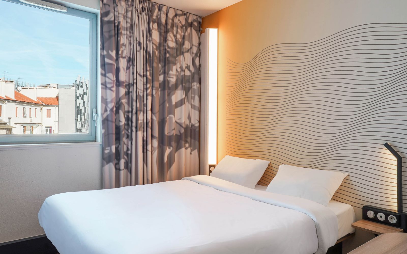 Une chambre double du B&B HOTEL Marseille Centre La Joliette
